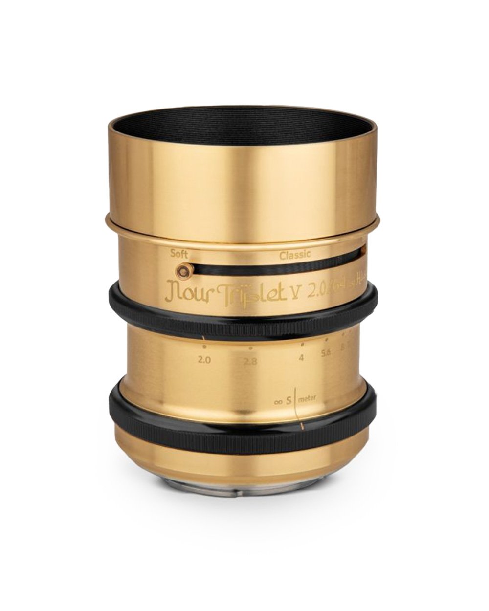Обектив Nour triplet V 2.0/64 Bokeh Control Art Sony E - Brass Обектив Nour triplet V 2.0/64 Bokeh Control Art Sony E - Brass